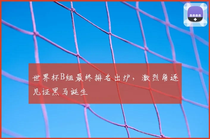 世界杯B组最终排名出炉，激烈角逐见证黑马诞生